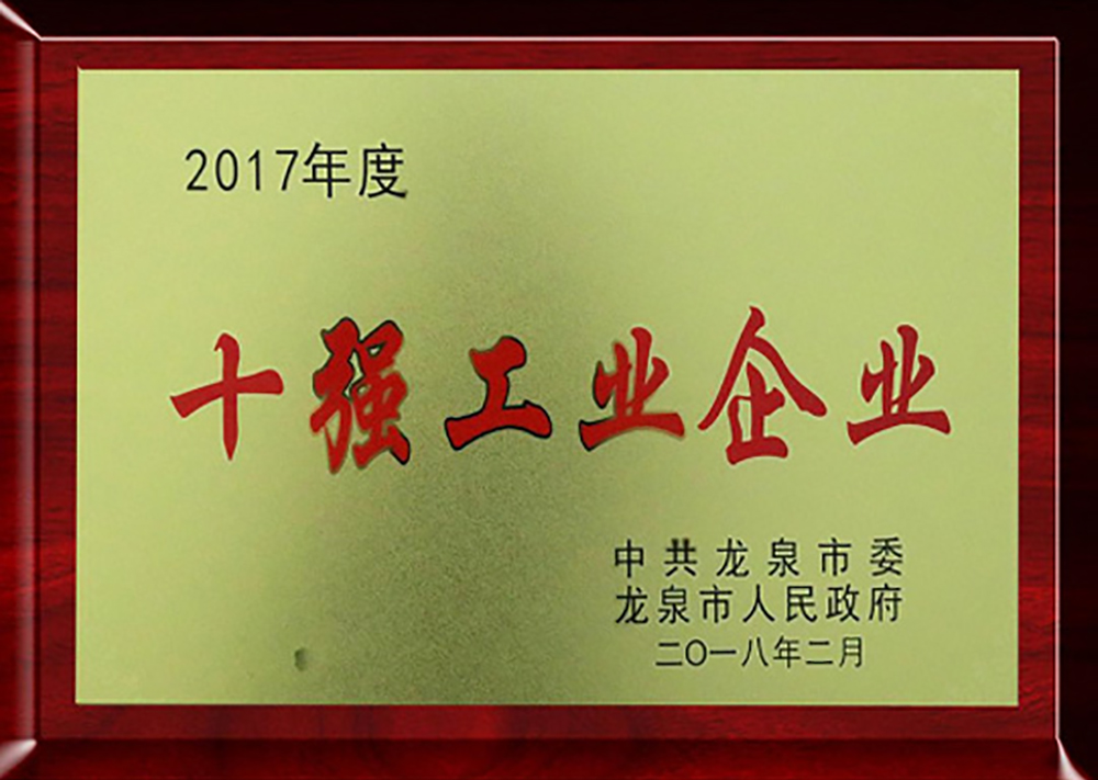 2017年度十強工業(yè)企業(yè)