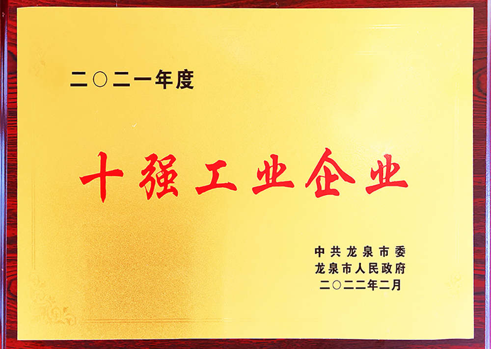 2021年度十強工業企業