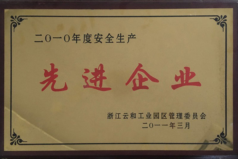 2010年度安全生產(chǎn)先進(jìn)企業(yè)