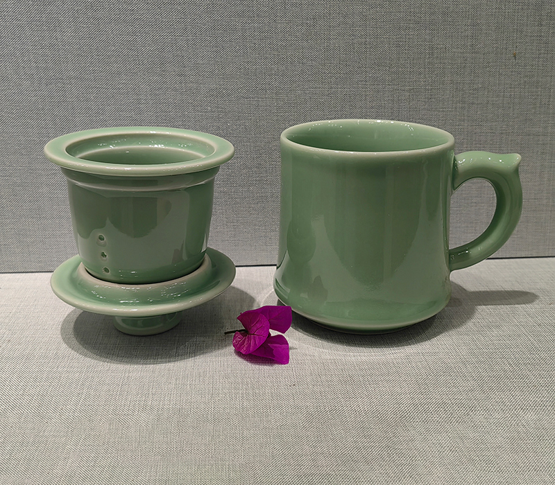 梅子青同心杯